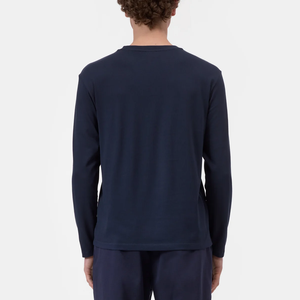 High Quality Cotton <strong>Long</strong> <strong>Sleeve</strong> for Men Soft Regular Homewear Manufacturer Custom Screen Print Casual O-neck <strong>T</strong> <strong>Shirts</strong> for Men - Product Image 6
