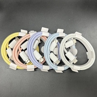 Kabel Data USB PD 20W Kabel Charger HP 1m 2m Kabel Charger USB C Pengisian Cepat Tipe C untuk HP 15 Pro Max