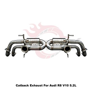 Vortex Aggressive Sport Sound Stainless Steel <b>Exhaust</b> System For Audi R8 V10 5.2L 2018-2023 Performance Tuning - Product Image 5