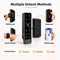 Système de verrouillage intelligent pour casiers de gym – Déverrouillage par carte/code/smartphone – Solution de casier électronique commercial avec SDK Cloud activé pour le fitness