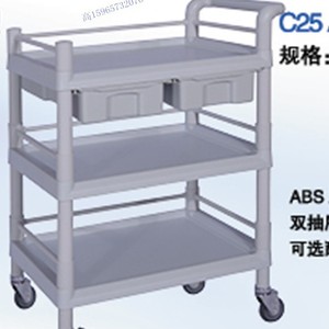 Hospital <b>Cabinet</b> ABS Sky Blue Durable <b>Storage</b> For Ward And Nursing Home Use - Product Image 2