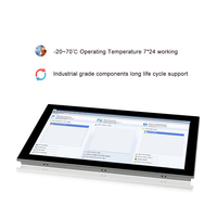 Factory Price 23.8 Inch Industrial Touch Monitor IP66 Waterproof PCAP Panel Mount Display