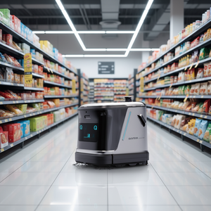 Nuevo Robot de Limpieza de Pisos Inteligente 2026 con Navegación Autónoma, Control por Aplicación, Carga Automática para Uso Comercial e Industrial, Trapea y Aspira - Product Image 1