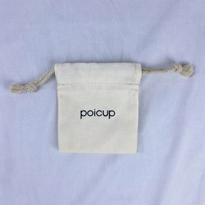 Moisture-Proof <b>Drawstring</b> Bag Cute Cotton <b>Pouch</b> Bag Lightweight <b>Drawstring</b> <b>Pouch</b> Minimalist Style Dust <b>Pouch</b> - Product Image 3