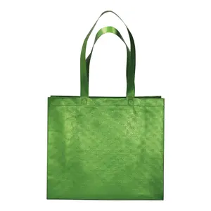 Borsa shopper in TNT metallizzato, merchandising personalizzato - Product Image 3
