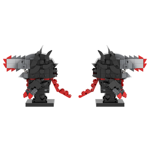 MOC7674 Chainsaw Devil 236 pièces Briques à tête carrée Modèle Anime Blocs de construction éducatifs à assembler Jouets cadeaux pour enfants - Product Image 5