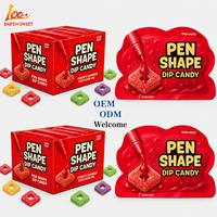 Bonbons liquides Halal de haute qualité Dip Chewy Gummy Pen Sour Drop Pen Confiture Candy