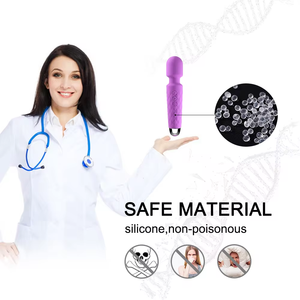 20 tần số 8 tốc độ nhãn hiệu riêng Silicone Ma Thuật Dành cho người lớn quan hệ tình dục đồ chơi AV Stick g-spot Massager sản phẩm Wand <span class=keywords><strong>Vibrator</strong></span> phụ nữ USB điện - Product Image 2