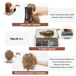 Vente en gros Nouveau design Queue de cheval synthétique à griffes <span class=keywords><strong>Postiche</strong></span> instantanée <span class=keywords><strong>Chignon</strong></span> droit Métaux pliables Queue de cheval courte Extensions de <span class=keywords><strong>cheveux</strong></span> - Product Image 4
