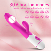 Vibrateur rechargeable 30 vitesses pour femmes, double moteur, en silicone, pour stimulation vaginale, masturbateur féminin, massage du clitoris et du point G, jouets sexuels