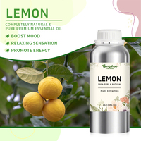 Huile essentielle de citron 100% pure et naturelle - Huile de citron bio pressée à froid pour l'aromathérapie, le diffuseur, les soins de la peau et le nettoyage