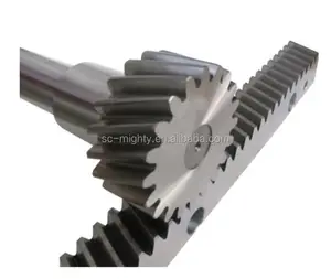 Customized High Precision Steel Spur Gear Rack Helical Gear Rack With Drilled Bore Design