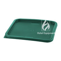 Conteneurs transparents en plastique pour PC, grands récipients hermétiques pour aliments, farine et sucre, boîte de rangement carrée en plastique, seau de rangement