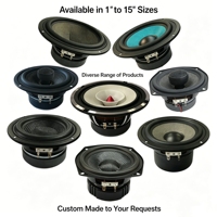 (4-021) OEM iLouder Speaker Woofer Fiberglass 4 Inci, Bass Horn Rangka Besi, Kotak Kecil, Bass Driver