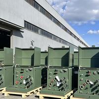 Transformateur monophasé monté sur socle, norme UL IEEE, 50/60 Hz, 10-250 kVA, sortie 10 kV, 20 kV, 35 kV, 380 V pour système d'alimentation électrique