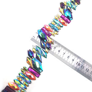 Lancement des costumes du Carnaval de Trinité 2026 : Appliques thermocollantes en strass pour costumes <span class=keywords><strong>Samba</strong></span> Paradise, pour l'ambiance du Carnaval de Miami - Product Image 3