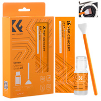 Kit de nettoyage d'objectif de voyage K&F CONCEPT 16 mm APS-C, écouvillons de nettoyage de capteur, bâtonnets de nettoyage pour appareil photo numérique