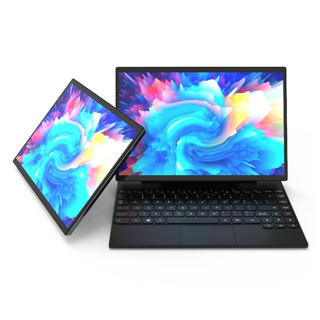 New 14-inch 2.2k 2240x1440 PC+Pad 2-in-1 Laptop Wireless English Floating Magnetic DDR 32GB SSD 1TB-2TB OLED Display Intel
