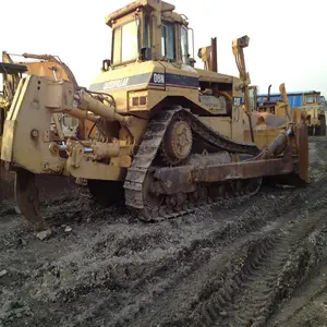 D8N Crawler Bulldozer Mesin Konstruksi Crawler Bulldozer Digunakan Kucing D8N Dozer, D8N Caterpillar Kedua Crawler Bulldozer