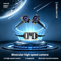 Module de caméra binoculaire synchrone 1MP couleur à obturateur global OV9782, mesure de profondeur stéréo, 120FPS OTG/USB pour vision robotique