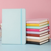 Carnets de notes personnalisés avec logo, vente en gros, carnet de notes A5, cadeaux pour l'école et le bureau, carnet en cuir PU relié rigide