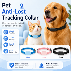 Localisateur mondial étanche, mini traceur <span class=keywords><strong>GPS</strong></span> pour chat et chien, dispositif de suivi en silicone, collier pour animaux de compagnie, compatible Apple IOS et Android <span class=keywords><strong>SmartTag</strong></span> - Product Image 2