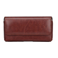 Porte-téléphone universel en cuir, étui de téléphone portable à fixer sur ceinture, sacoche universelle en cuir pour téléphone