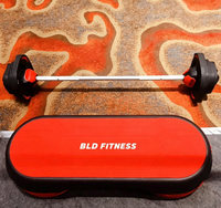 Plataforma de Step Ajustable BLD, Antideslizante, de ABS, para Fitness, con Múltiples Alturas, para Uso en Casa, Gimnasio, Ejercicios Cardiovasculares