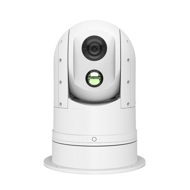 Emergency IP66 Thermal IR Camera with Long-Range Detection Loaded on Boat & Vehicle for All-Weather Harsh Outdoor Environments