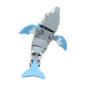 WANCAI - Modelo de Delfín Impreso en 3D, Juguete de Plástico con Articulaciones, Color Personalizado para Decoración del Hogar, Regalo, Escritorio, Coche, Juguete de Animal Marino - Product Image 2