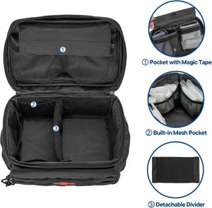 Échantillon gratuit – Usine de fabrication – Trousse de premiers secours imperméable en EVA pour la maison, le camping et les activités de plein air – Étui de transport médical d'urgence et de survie - Product Image 5