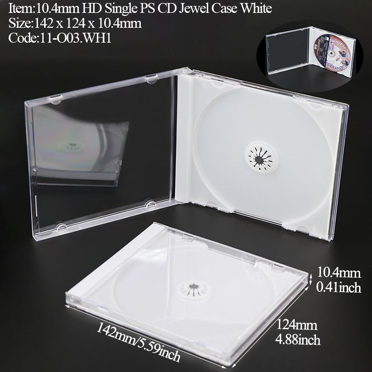 O03 : Boîtier CD 10,4 mm, blanc