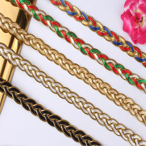 Cinta de Encaje Floral Vintage Ecológica al por Mayor, Bordado de 1.2 cm, Cinta de Colores para Vestidos de Novia y Bolsos - Product Image 3