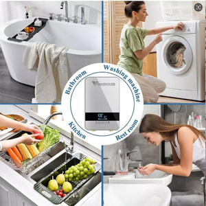 <span class=keywords><strong>Calentador</strong></span> de Agua Instantáneo Eléctrico Termostático sin Tanque para Uso en Hoteles y Hogares con Pantalla LED, Carcasa de Plástico, Ahorro de Energía - Product Image 2