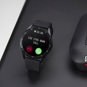 Smartwatch con schermo tattile, Bluetooth, monitoraggio cardiaco, monitoraggio dell'attività, resistente all'acqua; ideale per il fitness - Product Image 2