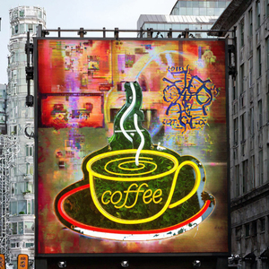 Неоновая вывеска «Молочный коктейль, мороженое, бургер» с акриловыми трубками, светодиодными лентами 12В, настраиваемой анимацией, для декора и рекламы - Product Image 3