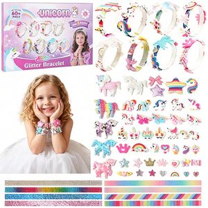 Teen Girls <b>DIY</b> Hairband Bracelet <b>Kit</b> Plastic Alice Head Hoop Cartoon Accessories Creative Party Activity Present - Product Image 1