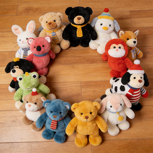 Jouets en peluche personnalisables, animaux en peluche, ours en peluche, lapin, koala, pingouin, <span class=keywords><strong>renard</strong></span>, singe, chien, vache, jouets en peluche pour enfants - Product Image 1