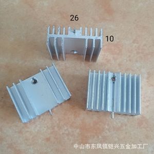 Disipador de Calor de Aluminio To-220 26x10x20 con Montaje de Pines para Transistor Mosfet 7812 Scr Diodo Zener - Product Image 4
