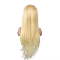 Perruque Cency Straight en Cheveux Humains Vierges à 100 %, Longue, avec Dentelle Frontale Non-Adhésive pour Femme, avec Emballage Personnalisé