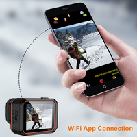 Cámara Deportiva Extrema en Oferta, 4K, Gran Angular de 170°, Portátil, Resistente al Agua, Pantalla HD de 2.0'', Cámara de Acción para Ciclismo
