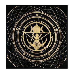 ผ้าปูโต๊ะผ้าลินินไพ่ทาโรต์49*49ซม. คุณภาพสูงสำหรับงานเลี้ยงวันเกิดของตกแต่งงานพรอมพิมพ์ลายดาวไพ่ทาโรต์ใหม่ - Product Image 1