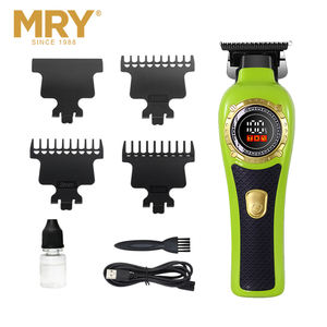 Mry ปัตตาเลี่ยนตัดผมและเครื่องเล็มเคราสำหรับผู้ชายที่ตัดผมไฟฟ้าแบบชาร์จไฟได้ USB แบบพกพาราคาโรงงานสำหรับผู้ชายที่บ้าน - Product Image 1