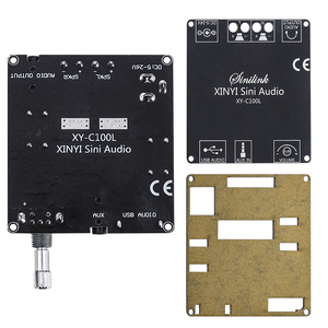 XY-C100L Sini Audio 100W แผงวงจรขยายสัญญาณเสียงสเตอริโอ BT ปรับแต่งแบบสเตอริโอ360องศาแบบไม่มีขั้น - Product Image 4