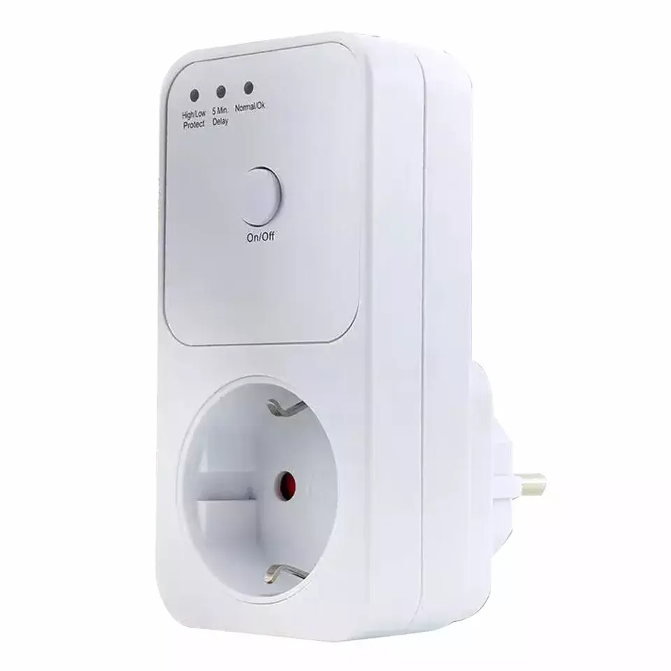Surge Spark Lightning Protector Voltage Protector Against of Incoming Power Sup 230V/50Hz Over EU Plug Voltage Protector