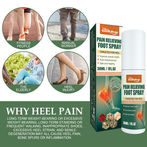 Spray Analgésico para el Talón, Crema para Aliviar el <span class=keywords><strong>Dolor</strong></span> <span class=keywords><strong>de</strong></span> Espolón Calcáneo, Hinchazón Muscular, Tendón <span class=keywords><strong>de</strong></span> Aquiles, Fascitis, Artritis, Yeso Analgésico - Product Image 4