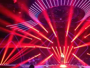 Disko Dj Pesta, Peralatan Pencahayaan Panggung Kepala Bergerak Sinar 230W Dmx512 7R