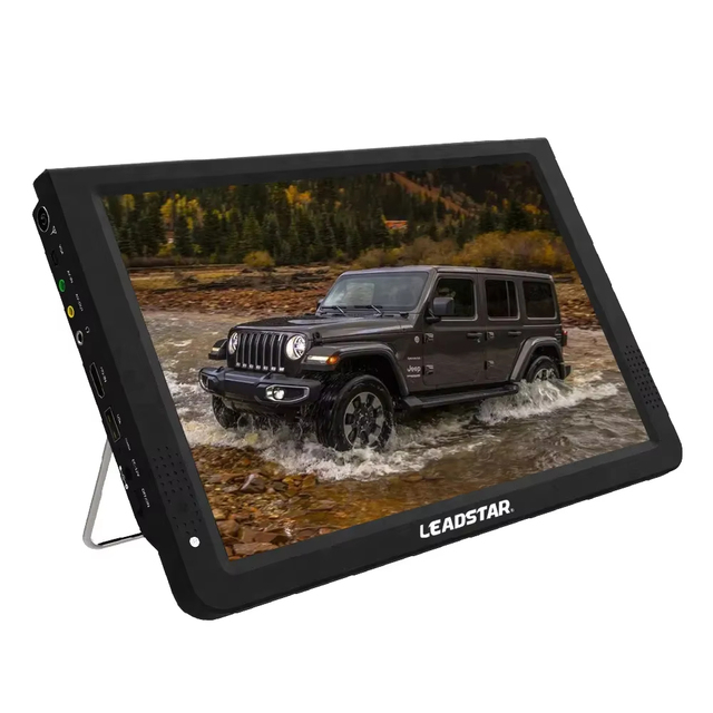 12 Inch LED TV Portable Television Support DVB-T2 ATSC ISDB Digital TV With Battery