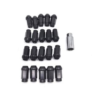 Écrous de roue en alliage d'aluminium noir forgé pour Benz BMW <span class=keywords><strong>Porsche</strong></span> Audi VW M14x1.5 - Product Image 4