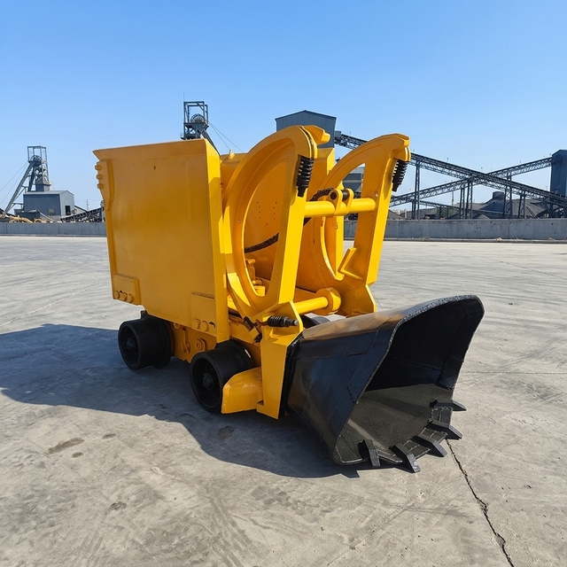 Gold Mining Rock Loader with Motor and Bearing Electric Tunnel Mucking Machine